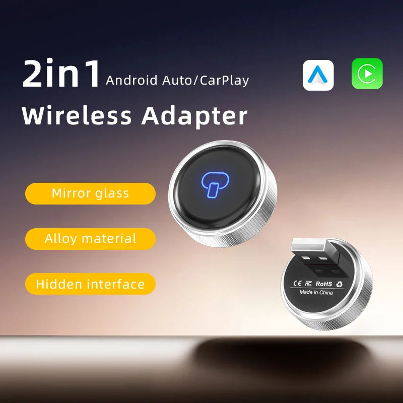 TrolinkTek 2025 2 in 1 Wired to Wireless CarPlay&Android Auto Adapter for OEM Car With USB WiFi6 BT5.4 Plug and Play Mini Box
TrolinkTek 2025 2 in 1 Wired to Wireless CarPlay&Android Auto Adapter for OEM Car With USB WiFi6 BT5.4 Plug and Play Mini Box