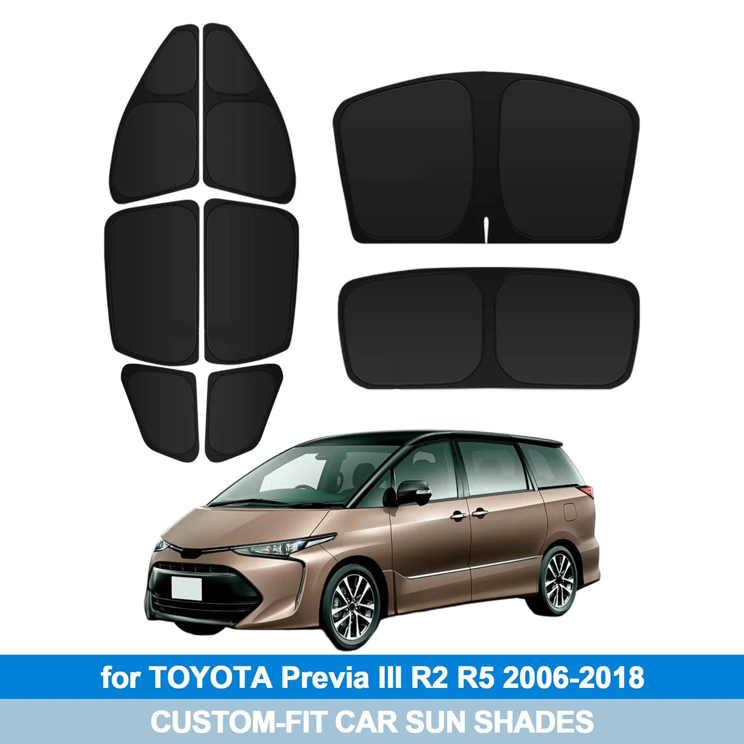 For TOYOTA Previa III R2 R5 2006-2018 Windshield Sun Shade Side Window Shades Cover Sun Visor Shield Privacy Protection
For TOYOTA Previa III R2 R5 2006-2018 Windshield Sun Shade Side Window Shades Cover Sun Visor Shield Privacy Protection