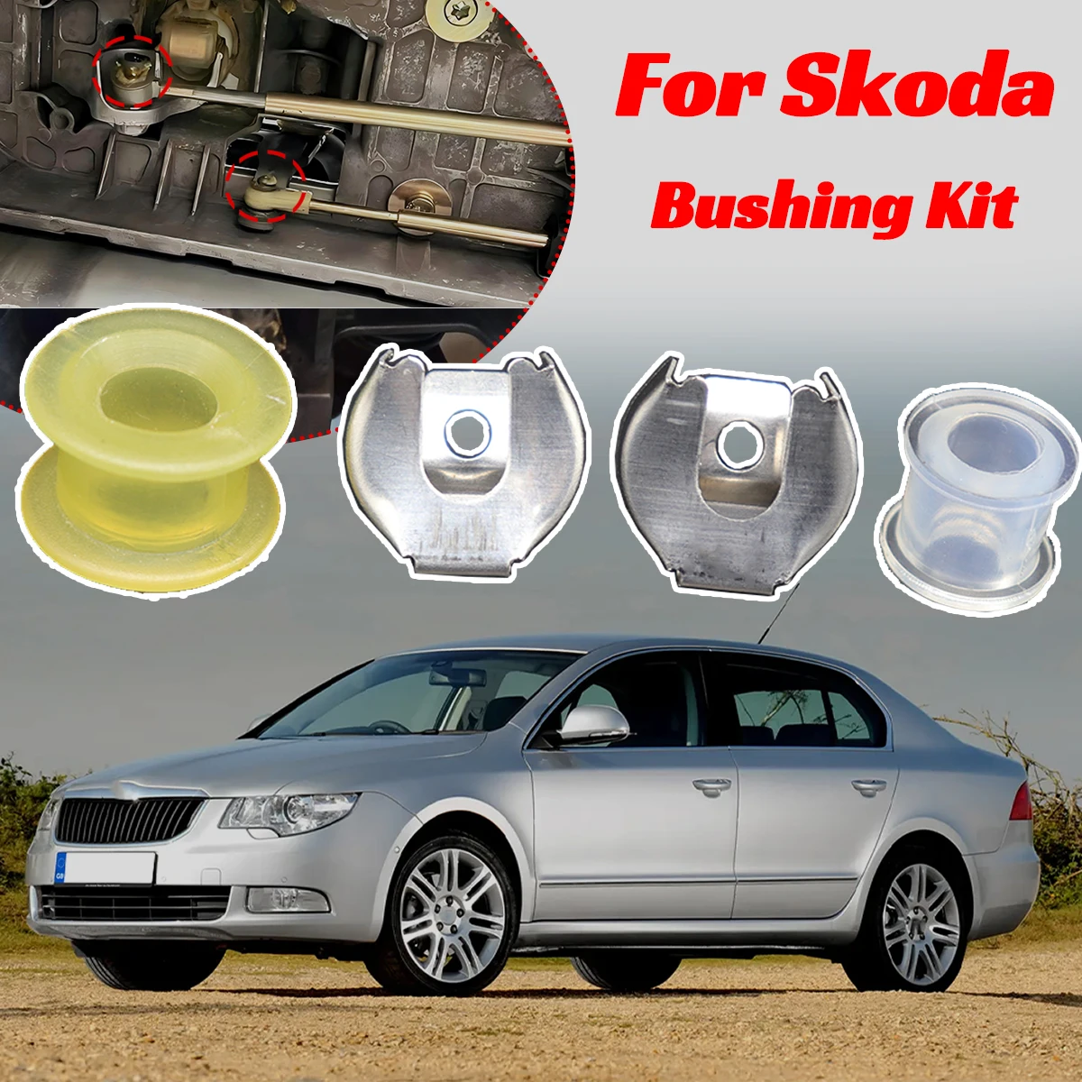 4pc Gearshift Cable Gearbox Control Bushing For Skoda Fabia Yeti Lock Washer Gear Shifter Selector Lever Linkage End Rod Parts
4pc Gearshift Cable Gearbox Control Bushing For Skoda Fabia Yeti Lock Washer Gear Shifter Selector Lever Linkage End Rod Parts