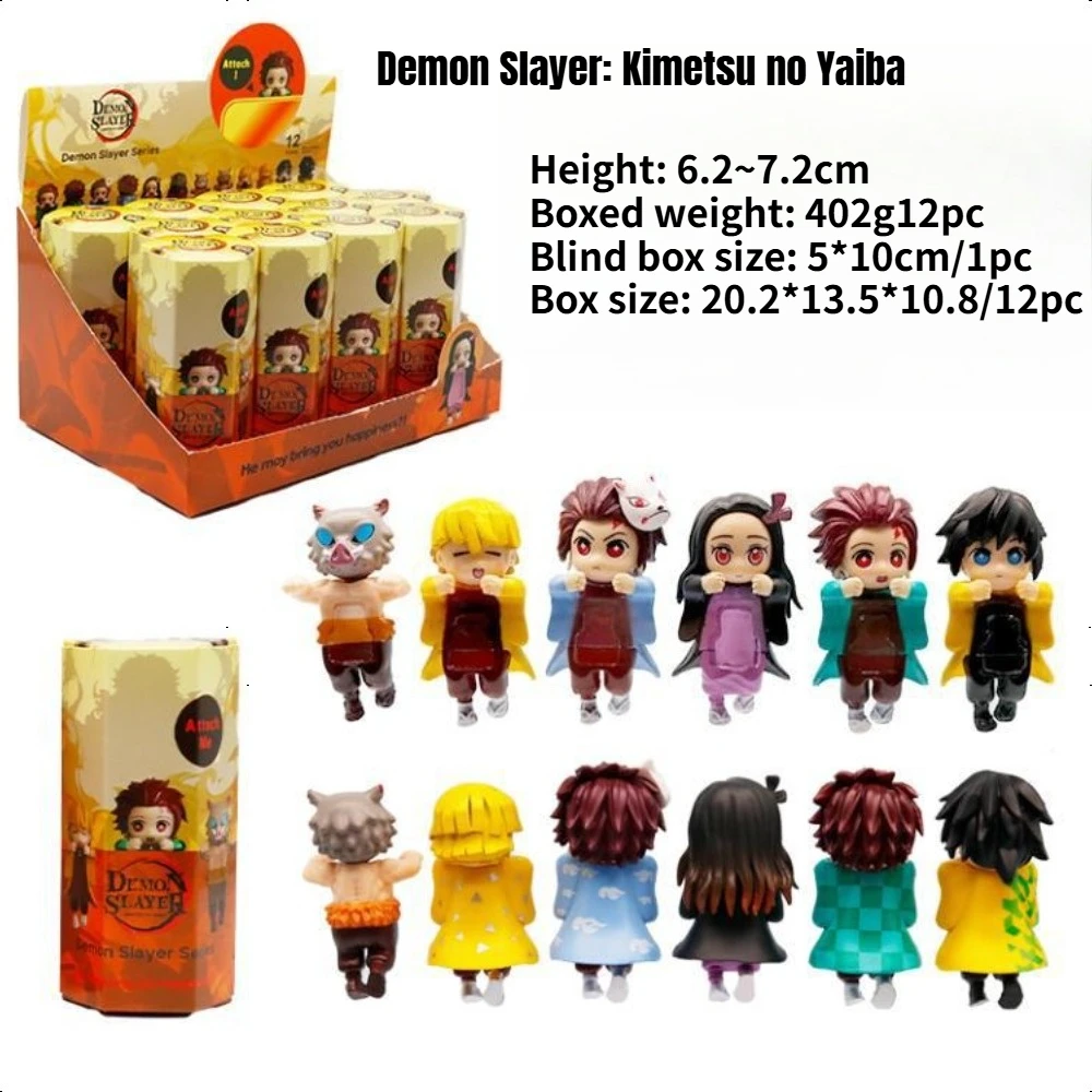2025 Demon Slayer Hippers Blind Box Mini Action Figures Collectible Decoration Kids Toys Mystery Boxes Children Birthday Gifts
2025 Demon Slayer Hippers Blind Box Mini Action Figures Collectible Decoration Kids Toys Mystery Boxes Children Birthday Gifts