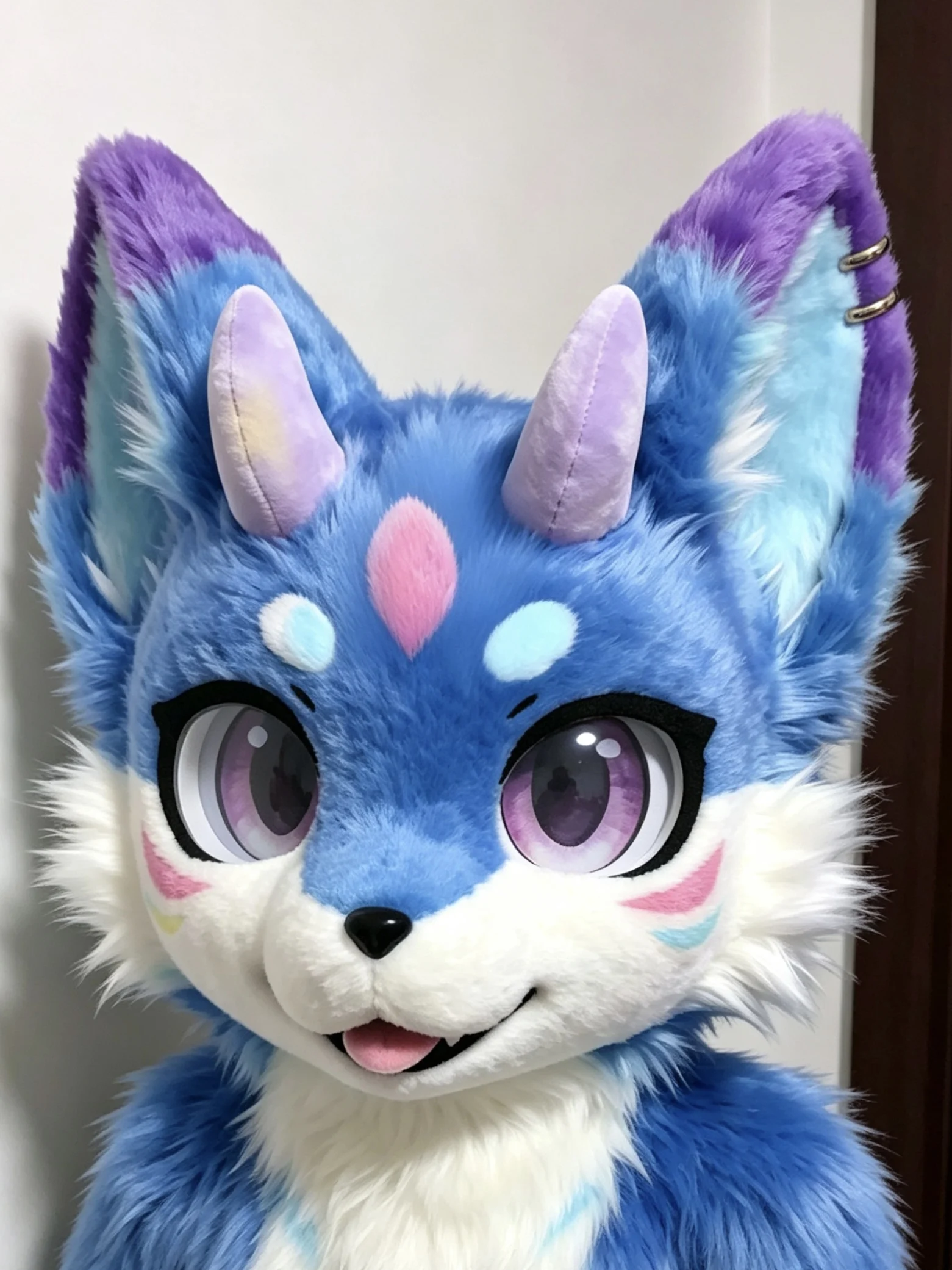 Handmade cute long fur headpiece, cat mascot costume, Halloween husky role-play, fox role-play disguise
Handmade cute long fur headpiece, cat mascot costume, Halloween husky role-play, fox role-play disguise