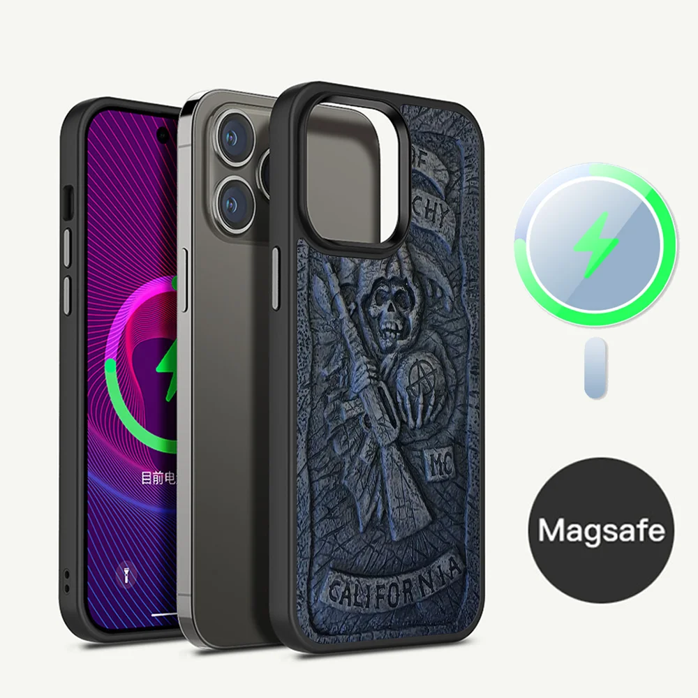 American TV Sons Of Anarchy Phone Case For iPhone 15 Pro Max Case 14 Plus 13 12 11 Magesafe Magnetic Wireless Charge Cover
American TV Sons Of Anarchy Phone Case For iPhone 15 Pro Max Case 14 Plus 13 12 11 Magesafe Magnetic Wireless Charge Cover