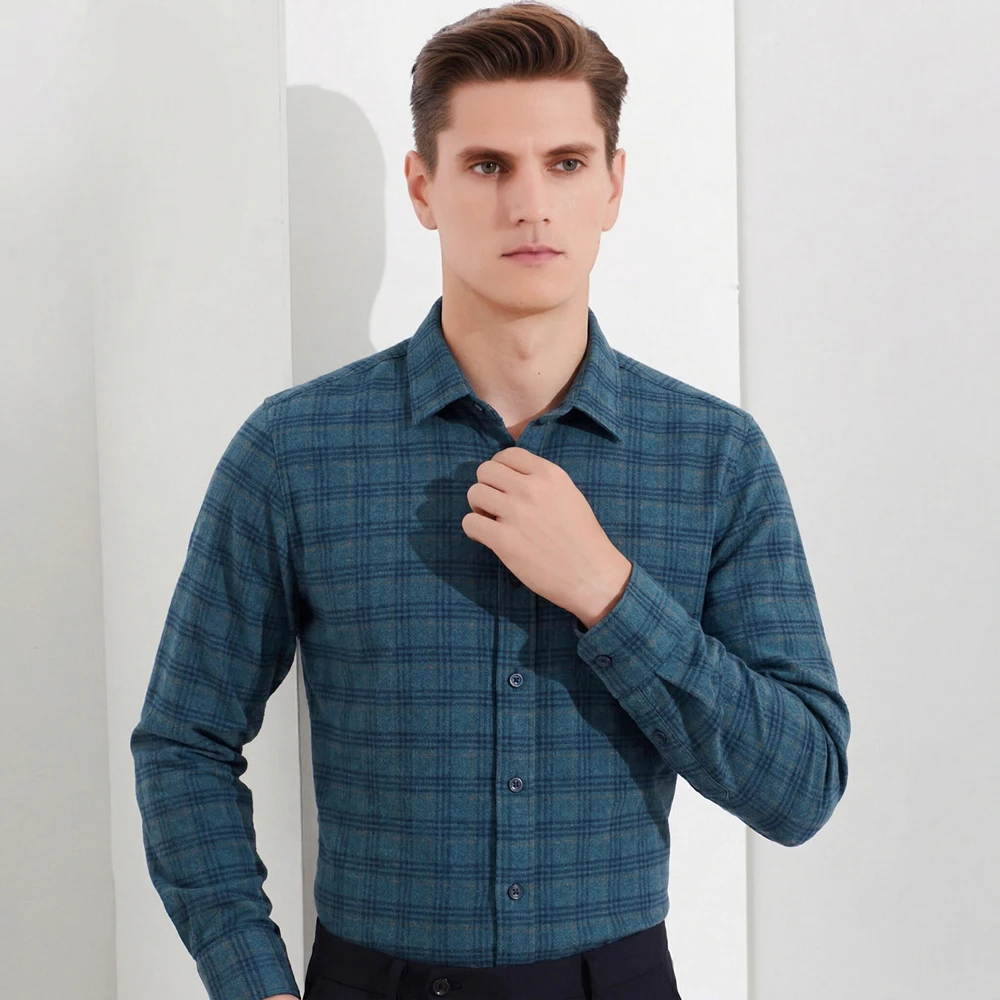 Men’s Plaid Flannel Work Shirt 100% Cotton Brushed Soft Casual Button Down Long Sleeve for Office Daily Wear
Men’s Plaid Flannel Work Shirt 100% Cotton Brushed Soft Casual Button Down Long Sleeve for Office Daily Wear