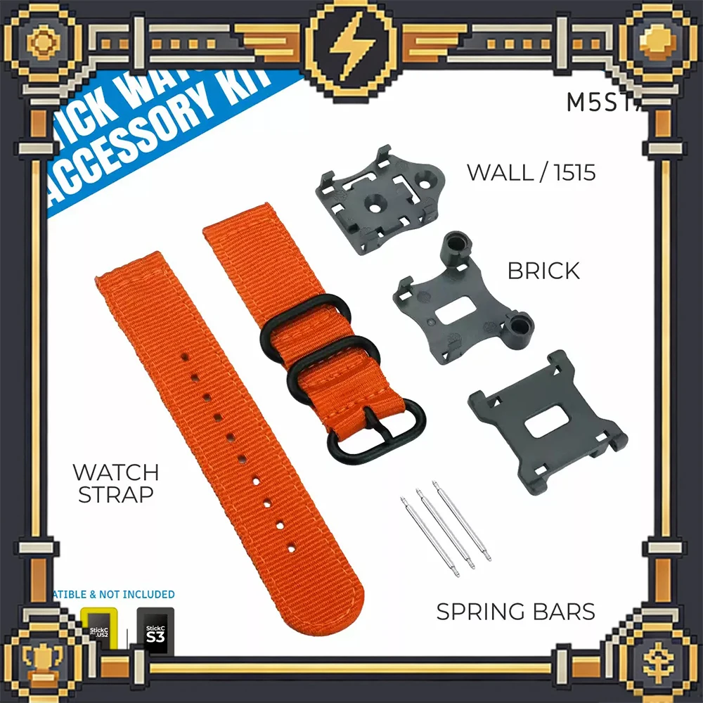 M5Stack Watch Stick Watch Accessory Kit Stick Series Watch Accessories Set
M5Stack Watch Stick Watch Accessory Kit Stick Series Watch Accessories Set