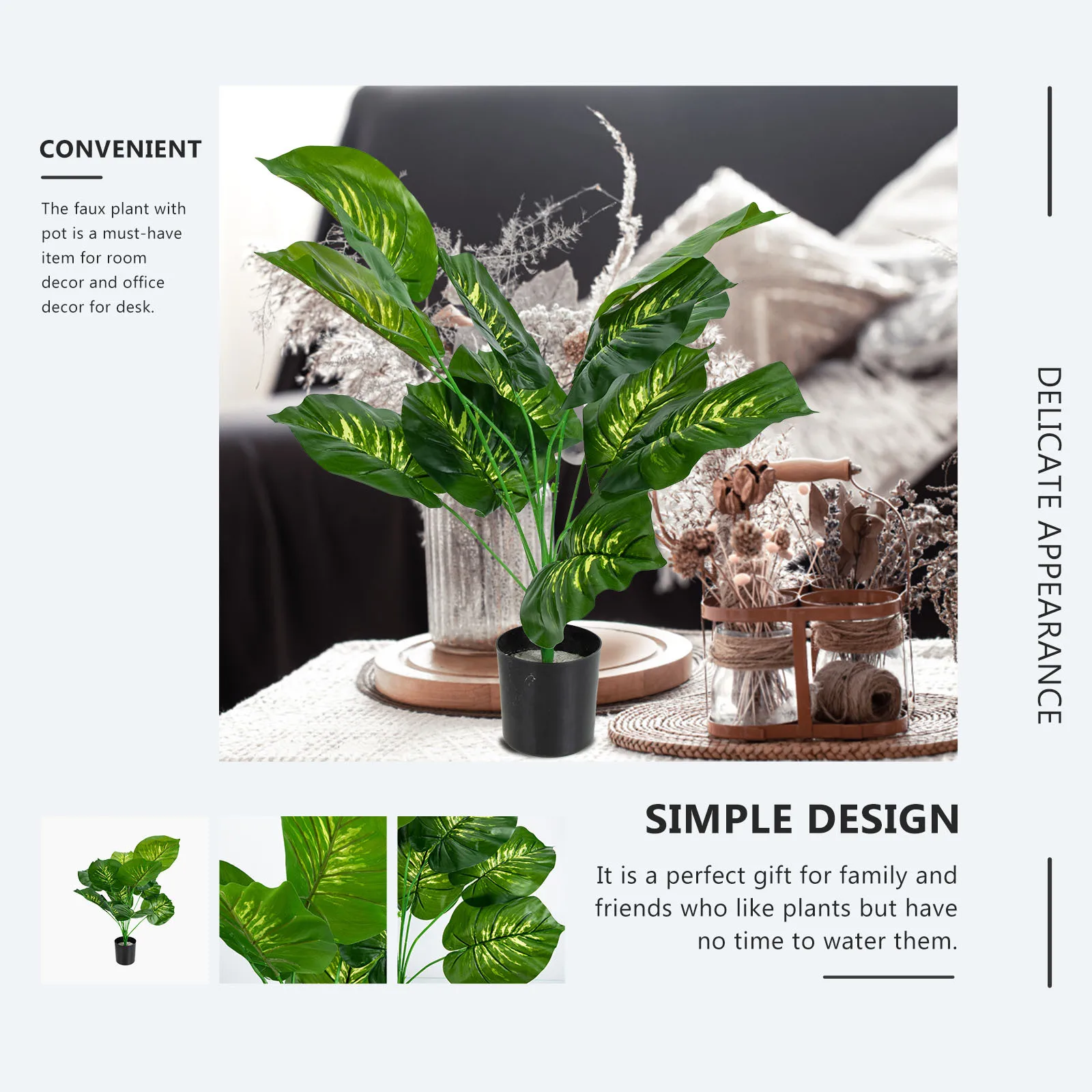 Artificial Potted Plant Natural Look Faux Bonsai Living Room Garden Office Decor No Watering Required Simulation Potted Plant
Artificial Potted Plant Natural Look Faux Bonsai Living Room Garden Office Decor No Watering Required Simulation Potted Plant