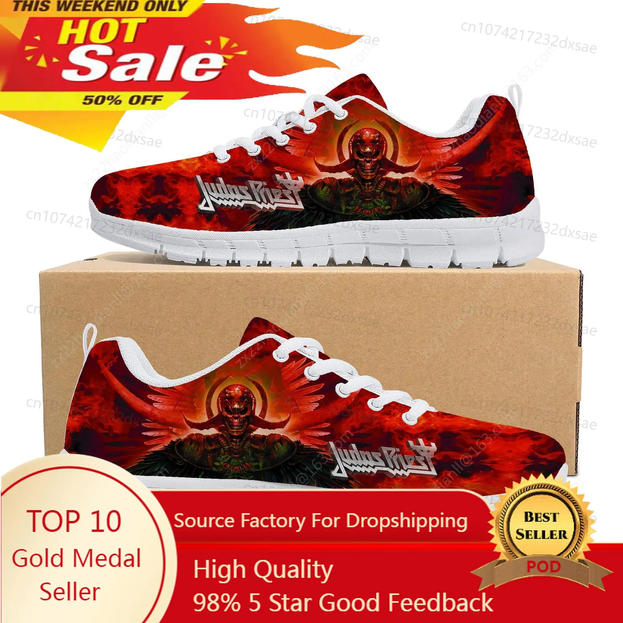 Judas Priest Heavy Metal Rock Band Sports Shoes Mens Womens Teenager Children Sneakers Casual Custom High Quality Couple Shoes
Judas Priest Heavy Metal Rock Band Sports Shoes Mens Womens Teenager Children Sneakers Casual Custom High Quality Couple Shoes