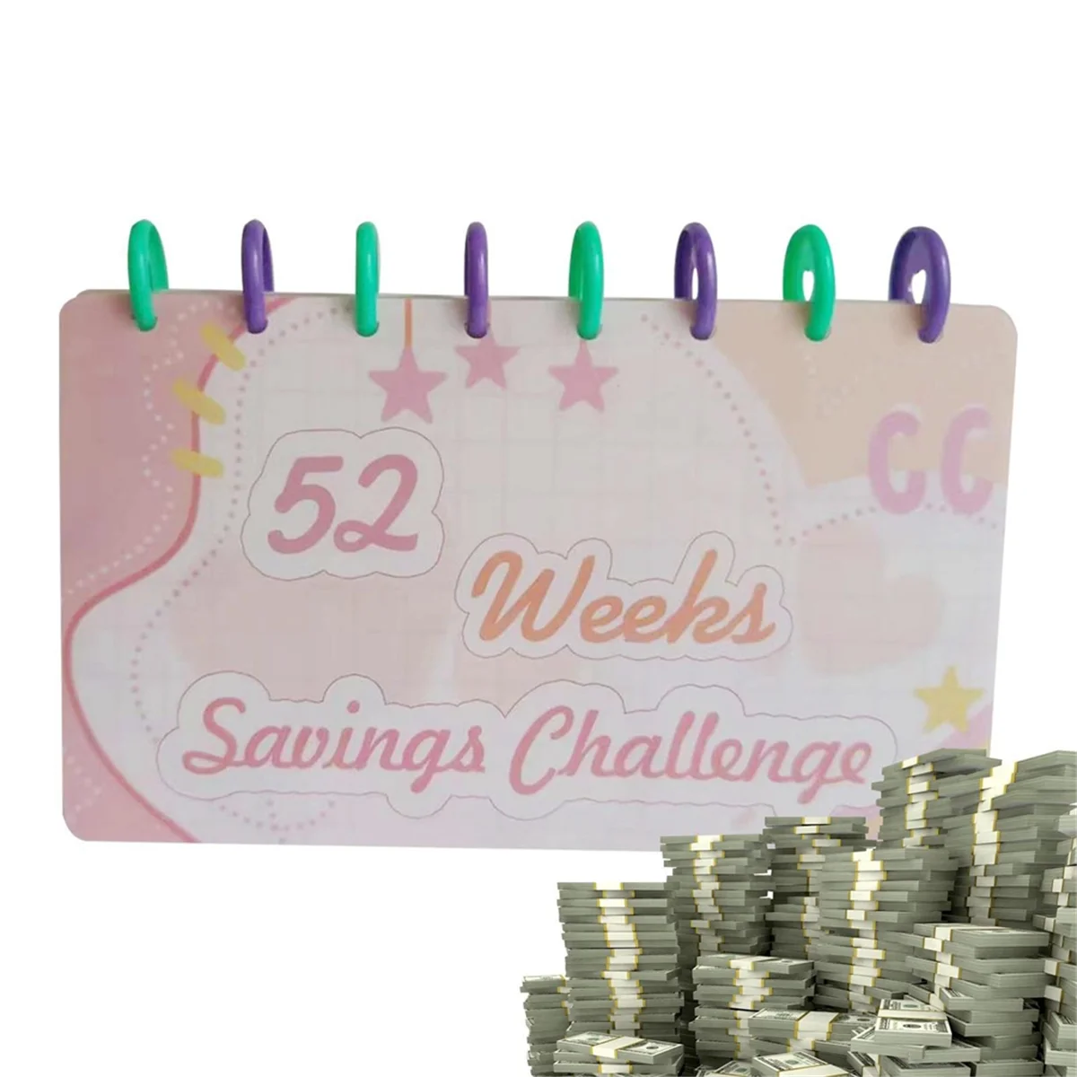 Fast!1PCS Budget Book, Saving Challenge Book of Money Organizer, 52 Weeks of Money Filling and Saving
Fast!1PCS Budget Book, Saving Challenge Book of Money Organizer, 52 Weeks of Money Filling and Saving