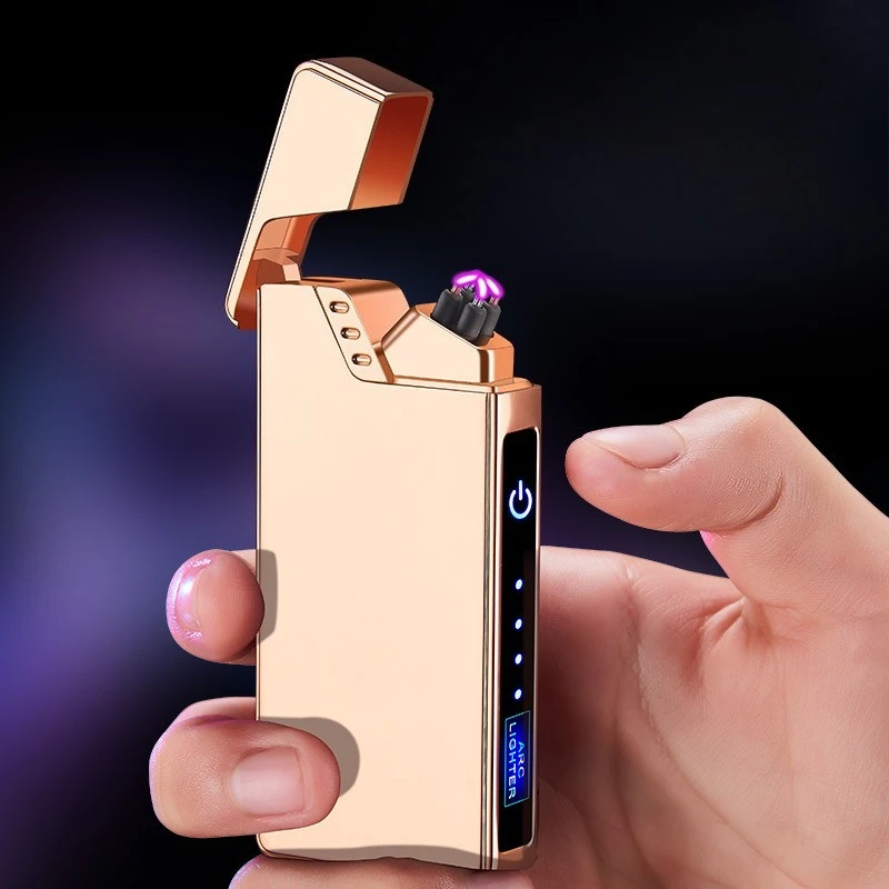2025 Electric Recharge Usb Plasma Cigarette Windproof Smoking Accessories Cool Laser Induced Double Arc Men's Gift Lighters
2025 Electric Recharge Usb Plasma Cigarette Windproof Smoking Accessories Cool Laser Induced Double Arc Men's Gift Lighters