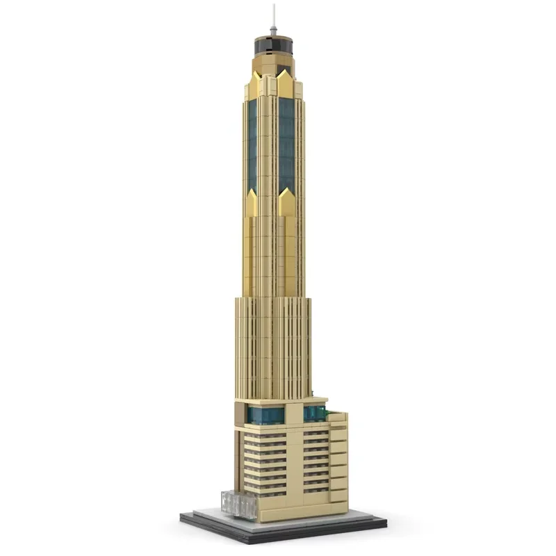 100 Yoke Tower 1:800 scale skyscraper model 1247pcs small particle MOC matching toy building blocks decoration set Creative holi
100 Yoke Tower 1:800 scale skyscraper model 1247pcs small particle MOC matching toy building blocks decoration set Creative holi