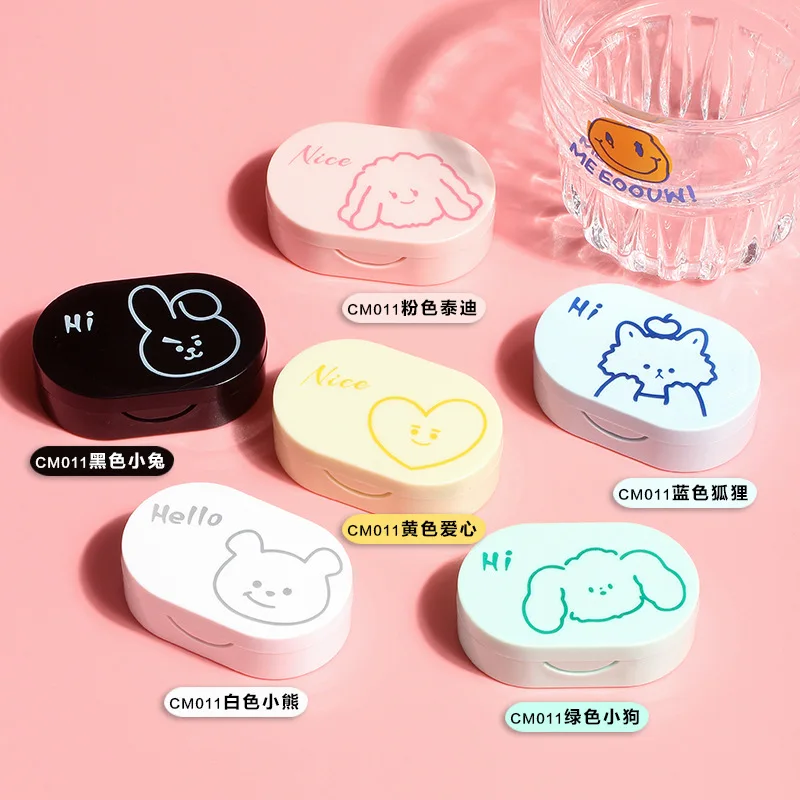 1/6PCS Animal Cartoon Contact Lens Case Contact Lens Travel Companion Case Colorful Mix-and-Match
1/6PCS Animal Cartoon Contact Lens Case Contact Lens Travel Companion Case Colorful Mix-and-Match
