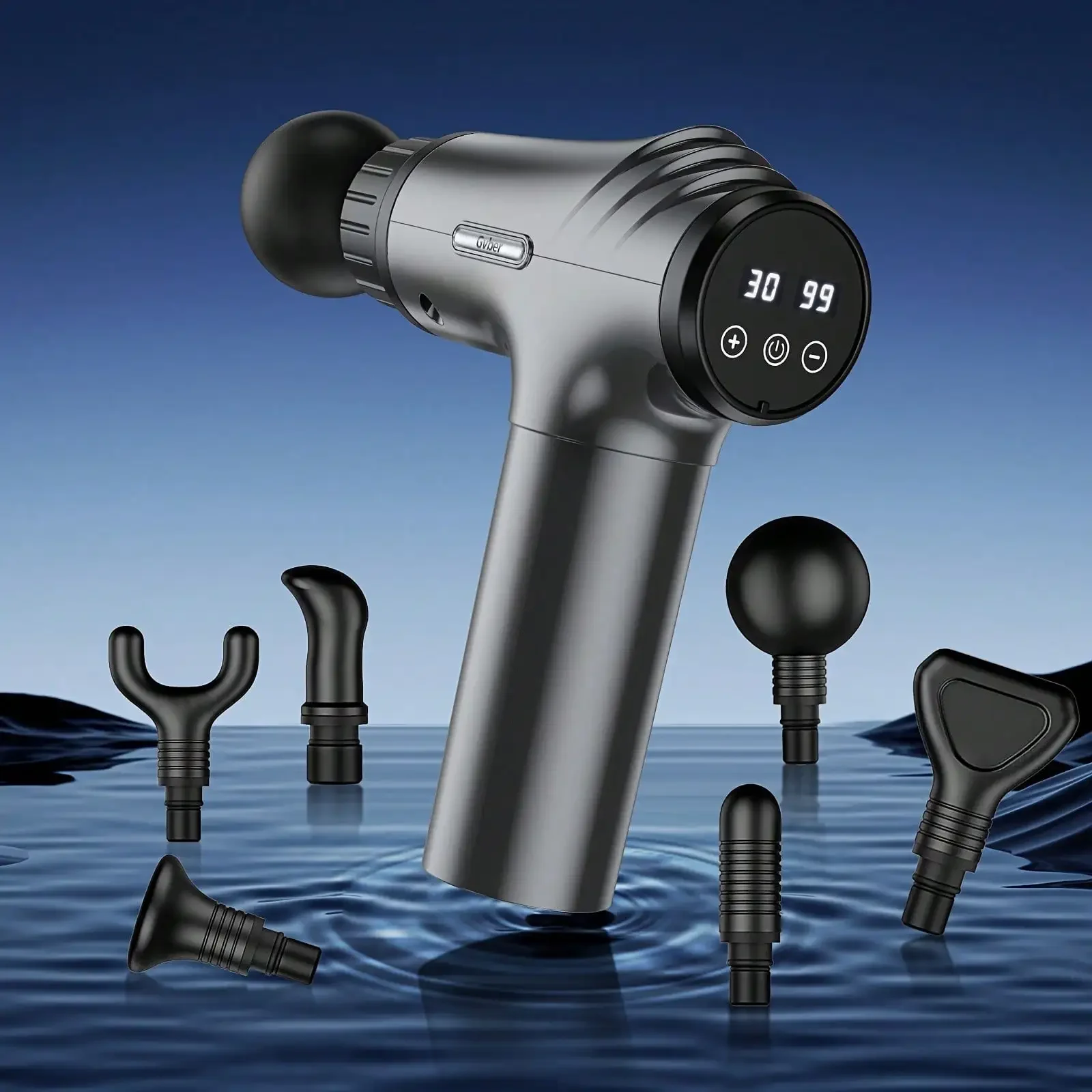 Massage Gun Deep Tissue, Handheld Electric Muscle Massager, High Intensity Percussion Massage Device For Pain Relief With 6 Attachments & 30 Speed,Valentines Gift
Massage Gun Deep Tissue, Handheld Electric Muscle Massager, High Intensity Percussion Massage Device For Pain Relief With 6 Attachments & 30 Speed,Valentines Gift