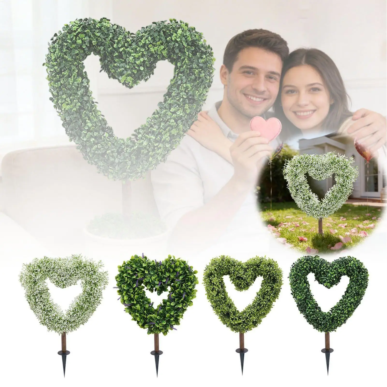 Искусственное растение в форме сердца, 65 см, для наружного декора: на садовые колья, в кашпо, для двора, на свадьбу, на День святого Валентина, для весеннего сада
Искусственное растение в форме сердца, 65 см, для наружного декора: на садовые колья, в кашпо, для двора, на свадьбу, на День святого Валентина, для весеннего сада