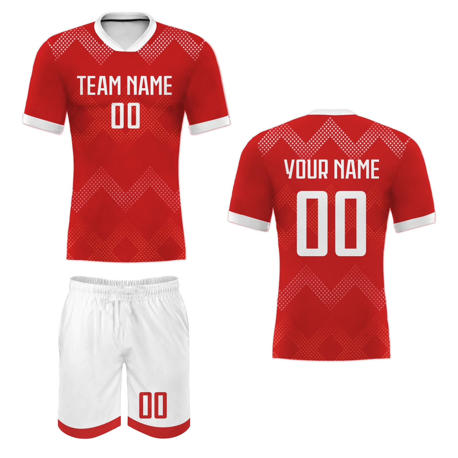 Custom Soccer Jersey Set for Adults Personalized Football Uniform with Team Name Number Red White Tracksuit Men Women Fans Gift
Custom Soccer Jersey Set for Adults Personalized Football Uniform with Team Name Number Red White Tracksuit Men Women Fans Gift