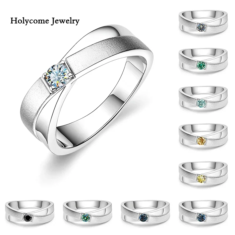 Holycome 1 карат D Цвет Муассанит Кольца для Мужчин Роскошные Оригинальные Твердые Стерлингового Серебра 925 Пробы Лабораторный Бриллиант Высокое Качество Обручальное Кольцо
Holycome 1 карат D Цвет Муассанит Кольца для Мужчин Роскошные Оригинальные Твердые Стерлингового Серебра 925 Пробы Лабораторный Бриллиант Высокое Качество Обручальное Кольцо
