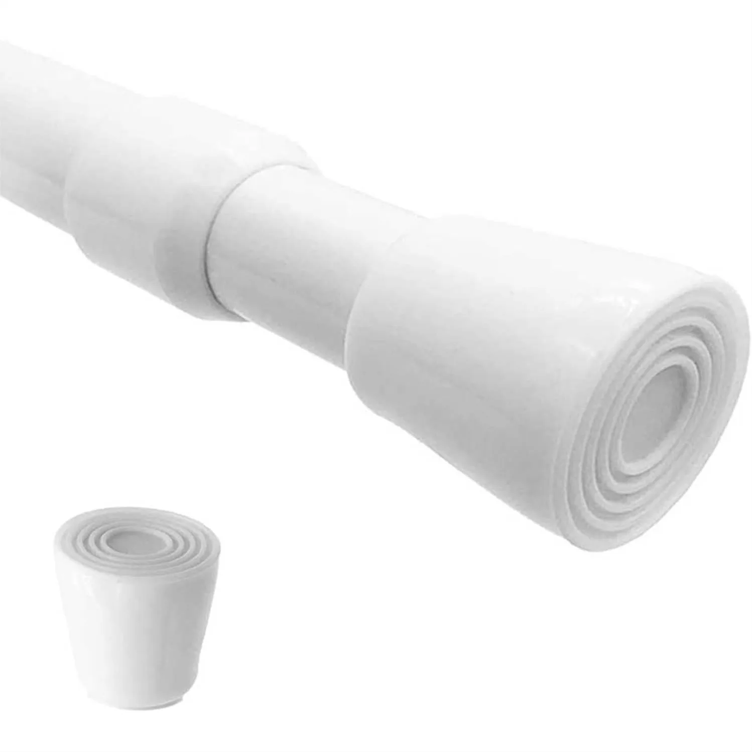 Spring Tension Curtain Rod 28-43in Adjustable Heavy Duty Steel for Windows Kitchen Bathroom
Spring Tension Curtain Rod 28-43in Adjustable Heavy Duty Steel for Windows Kitchen Bathroom