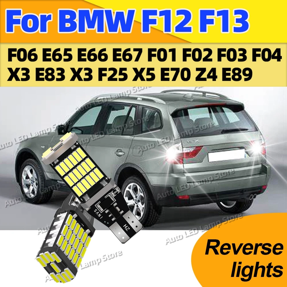 Для BMW F12 F13 F06 E65 E66 E67 F01 F02 F03 F04 X3 E83 X3 F25 X5 E70 Z4 E89 Светодиодные лампы T15 W16W Автомобильные фонари заднего хода 6000K Белый
Для BMW F12 F13 F06 E65 E66 E67 F01 F02 F03 F04 X3 E83 X3 F25 X5 E70 Z4 E89 Светодиодные лампы T15 W16W Автомобильные фонари заднего хода 6000K Белый