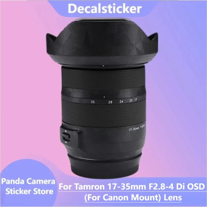 A037 для Tamron 17-35 мм F2.8-4 Di OSD для крепления Canon, защита от царапин, наклейка на объектив камеры, защитная пленка, защитная пленка для тела 17-35
A037 для Tamron 17-35 мм F2.8-4 Di OSD для крепления Canon, защита от царапин, наклейка на объектив камеры, защитная пленка, защитная пленка для тела 17-35