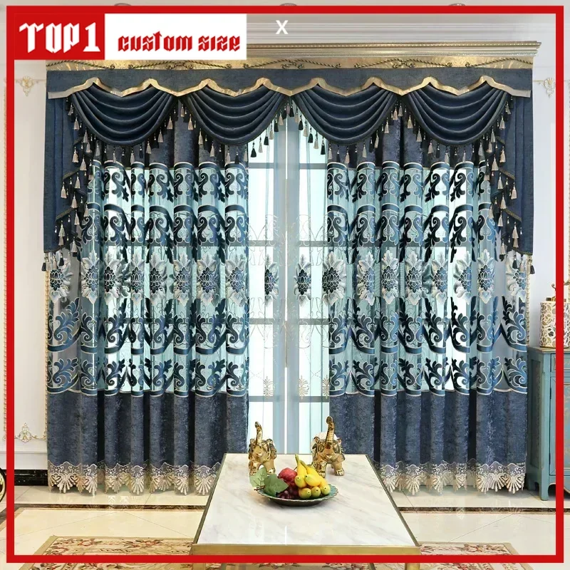 π Chenille Luxe Geborduurde Blauwe Gordijnen Voor Woonkamer Eetkamer Slaapkamer Balkon Wateroplosbare Grote Holle Custom
π Chenille Luxe Geborduurde Blauwe Gordijnen Voor Woonkamer Eetkamer Slaapkamer Balkon Wateroplosbare Grote Holle Custom