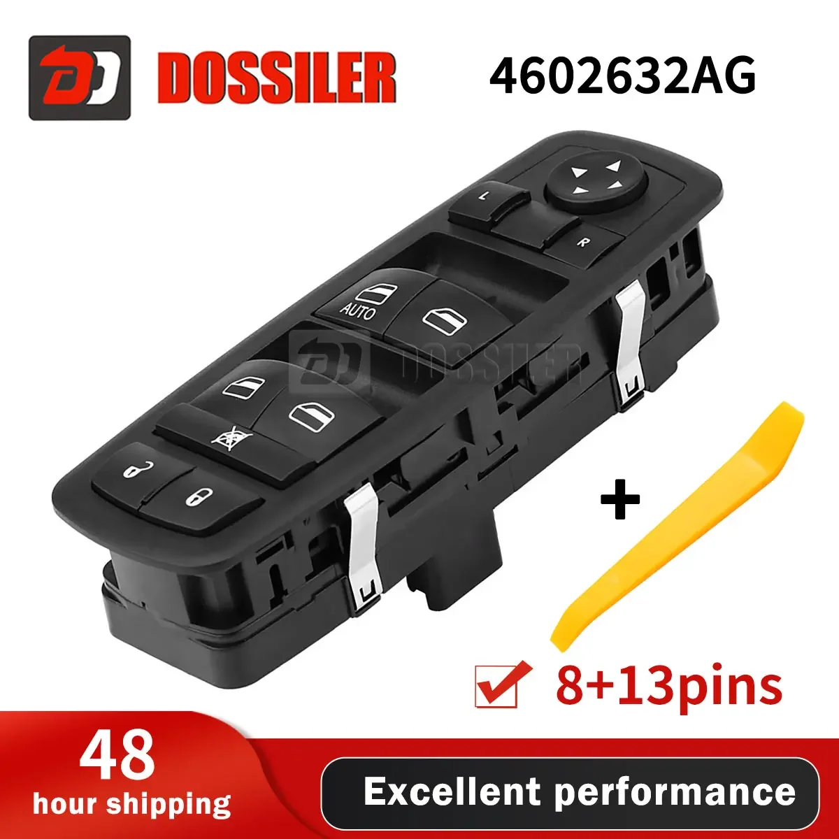 4602632AG Dossiler Power Window Switch Left Driver Side for Dodge Journey 2009-2010 Nitro 2008-2012 for Jeep Liberty 2008-2012
4602632AG Dossiler Power Window Switch Left Driver Side for Dodge Journey 2009-2010 Nitro 2008-2012 for Jeep Liberty 2008-2012