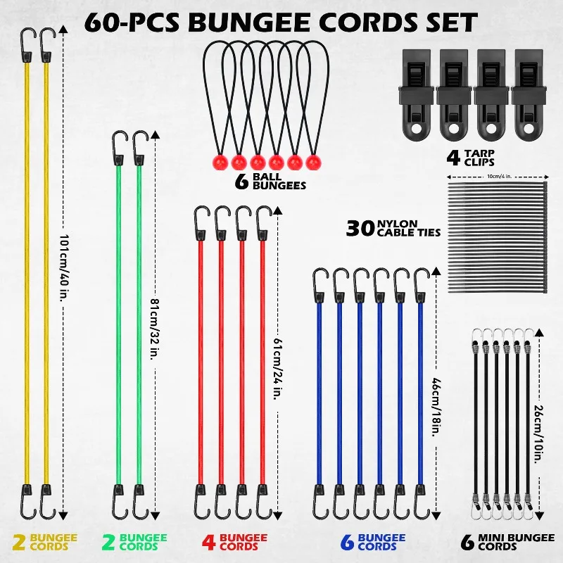 Universe Grocery Store 97130 60PC Car Luggage Rope 1360G Two Sets
Universe Grocery Store 97130 60PC Car Luggage Rope 1360G Two Sets