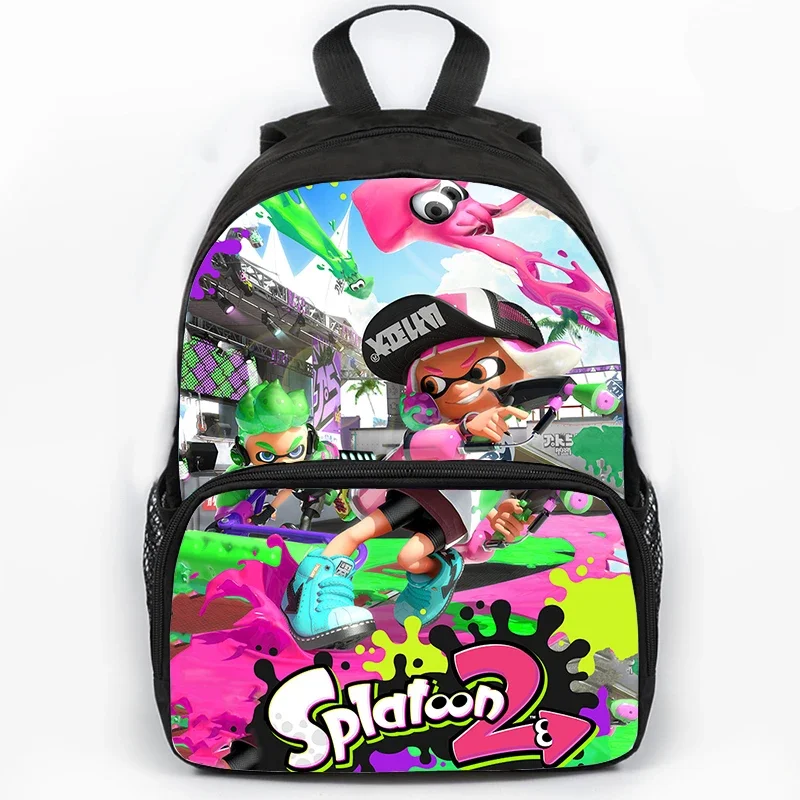 16-дюймовый рюкзак Splatoon, большой вместительный студенческий рюкзак для мальчиков и девочек, школьные сумки с мультяшным принтом, дорожная сумка для книг Mochila
16-дюймовый рюкзак Splatoon, большой вместительный студенческий рюкзак для мальчиков и девочек, школьные сумки с мультяшным принтом, дорожная сумка для книг Mochila