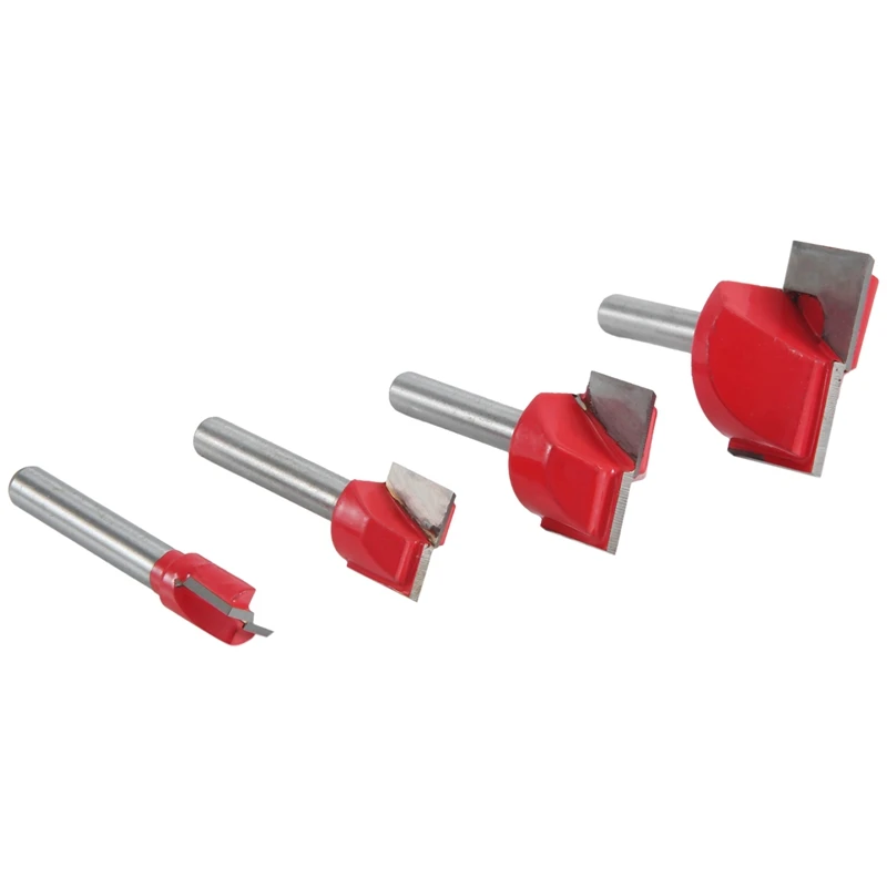 ABGG-4Pcs Bottom Cleaning Engraving Bit Wood CNC Router Bits 10/15/22/30Mm Milling Cutter Endmill For Wood Milling Cutter Set
ABGG-4Pcs Bottom Cleaning Engraving Bit Wood CNC Router Bits 10/15/22/30Mm Milling Cutter Endmill For Wood Milling Cutter Set