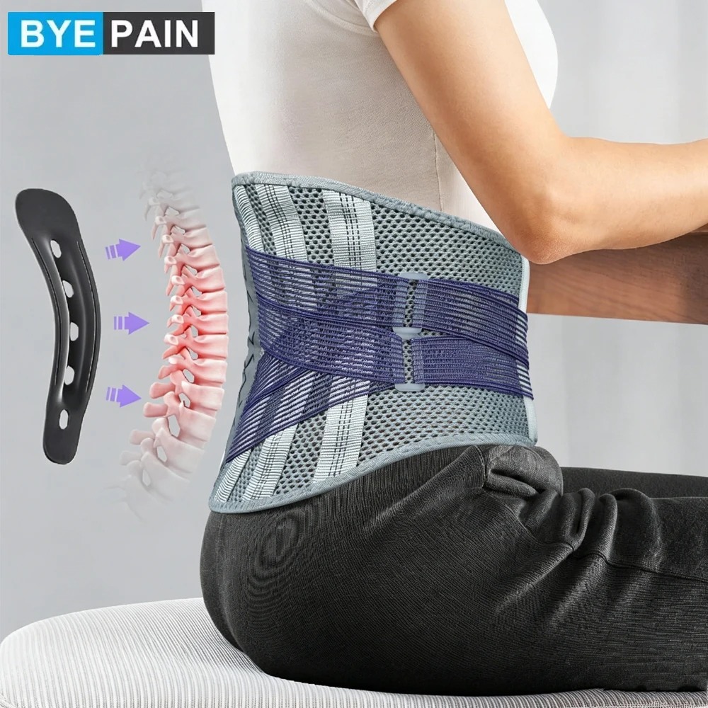 Back Brace for Women Men, 7 Stays Support Brace, Wear for Under Clothes, for Lower Back Pain Relief, Sciatica, Posture, Lifting
Back Brace for Women Men, 7 Stays Support Brace, Wear for Under Clothes, for Lower Back Pain Relief, Sciatica, Posture, Lifting