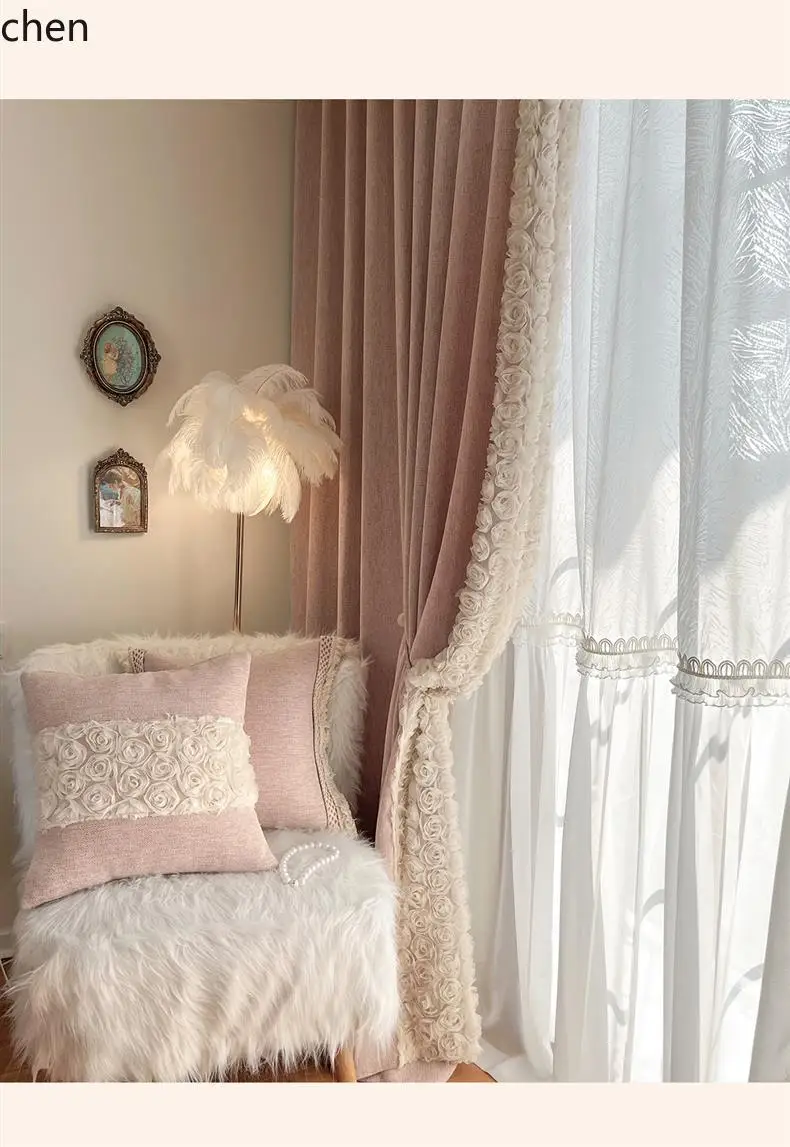 ZML Custom Embroidered Lace Curtains for Girls' Room and Living Room with a Sense of Sophistication
ZML Custom Embroidered Lace Curtains for Girls' Room and Living Room with a Sense of Sophistication