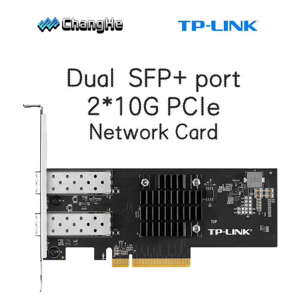 TL-NT522F Проводная сетевая карта TP-LINK с двумя портами SFP+ Gigabit PCIe PCI Express
TL-NT522F Проводная сетевая карта TP-LINK с двумя портами SFP+ Gigabit PCIe PCI Express