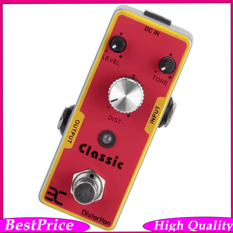 ENO TC15 Classic Distortion Guitar Effect Pedal High Gain Distortion with Powerful Mid Frequency with Connecting Wires
ENO TC15 Classic Distortion Guitar Effect Pedal High Gain Distortion with Powerful Mid Frequency with Connecting Wires