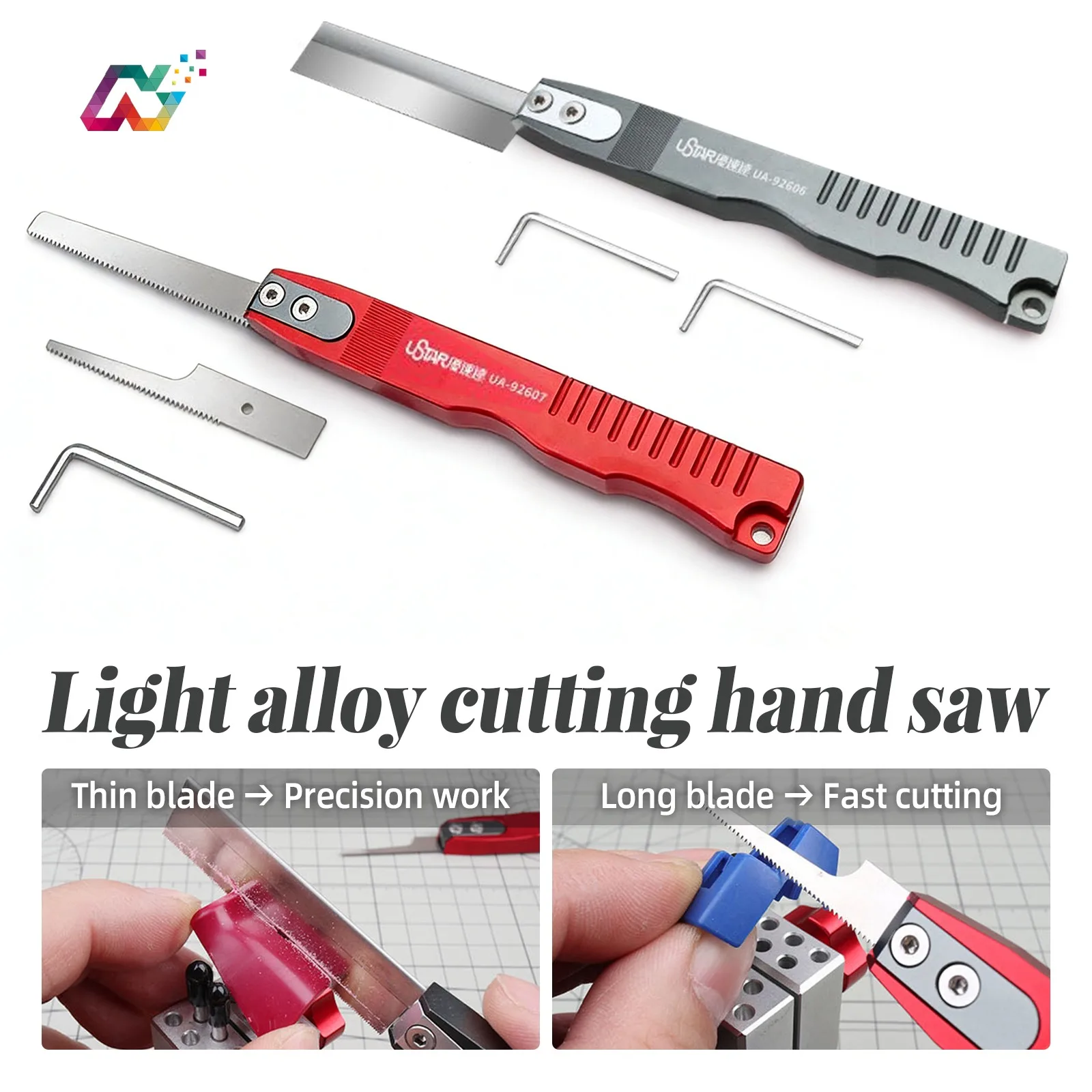 Ustar UA-92606 UA-92607 Легкий сплав Ручная пила в сборе Режущие инструменты для модели Gundam Военная модель Строительство Хобби DIY Проект
Ustar UA-92606 UA-92607 Легкий сплав Ручная пила в сборе Режущие инструменты для модели Gundam Военная модель Строительство Хобби DIY Проект