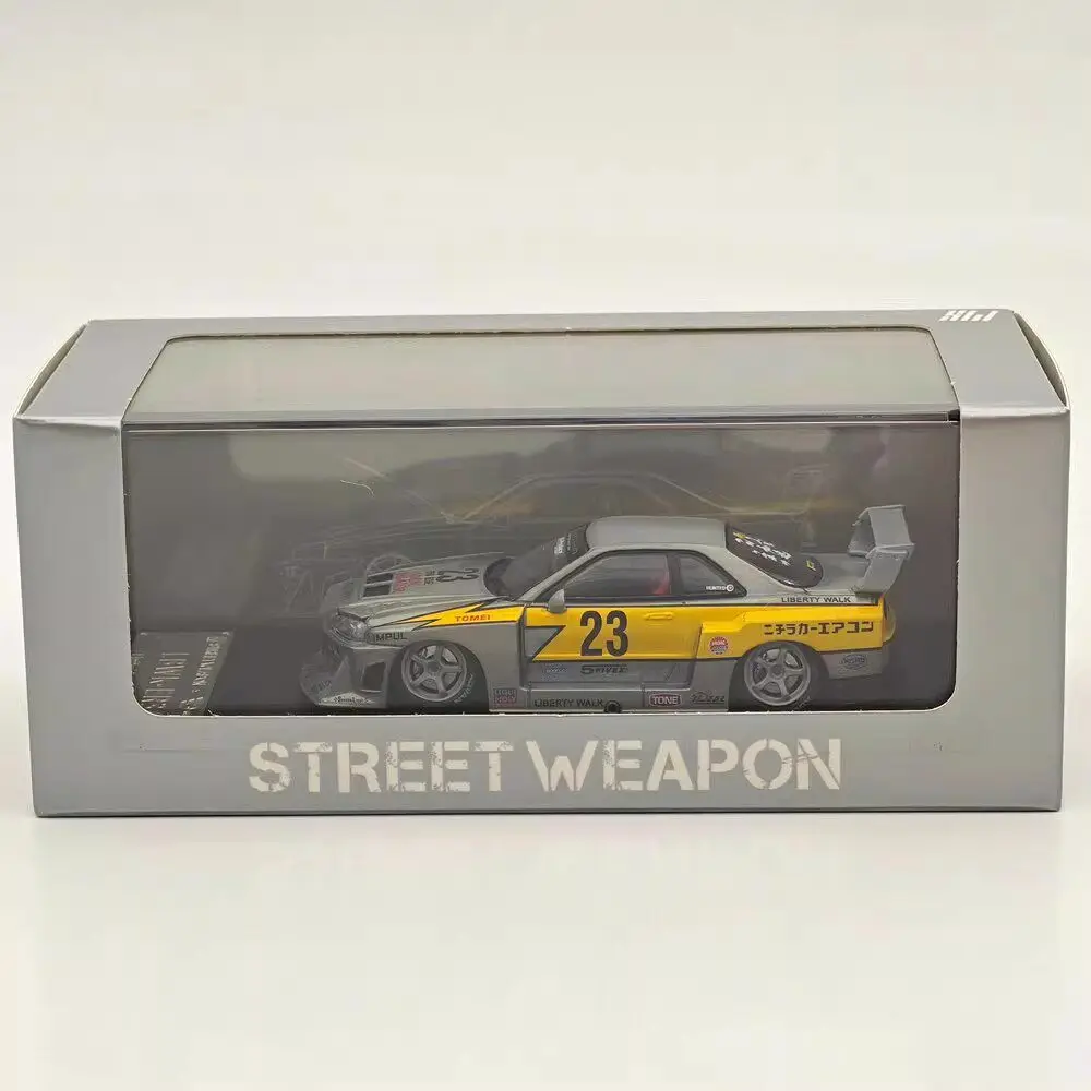 SW 1/64 GT-R ER34 LBWK Wide Body Clear Coat Special Edition Diecast Car Model
SW 1/64 GT-R ER34 LBWK Wide Body Clear Coat Special Edition Diecast Car Model
