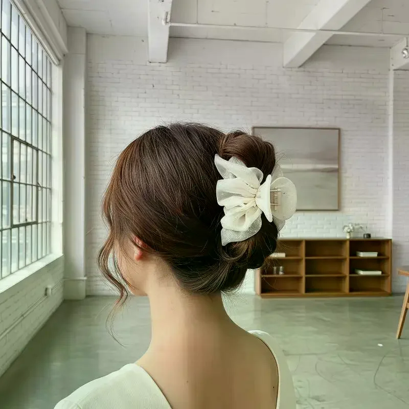 Elegant Flower Hair Clip – Resin Bow Mesh Ponytail Holder Korean Style Solid Color Gift
Elegant Flower Hair Clip – Resin Bow Mesh Ponytail Holder Korean Style Solid Color Gift