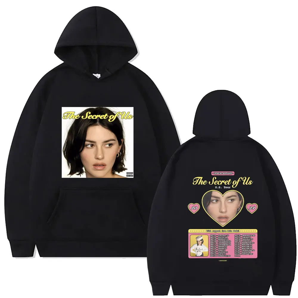 Gracie Abrams The Secret of Us New Album Tour Hoodie Men Women Fashion Oversized Hooded Tracksuit Male Vintage Pullover Hoodies
Gracie Abrams The Secret of Us New Album Tour Hoodie Men Women Fashion Oversized Hooded Tracksuit Male Vintage Pullover Hoodies