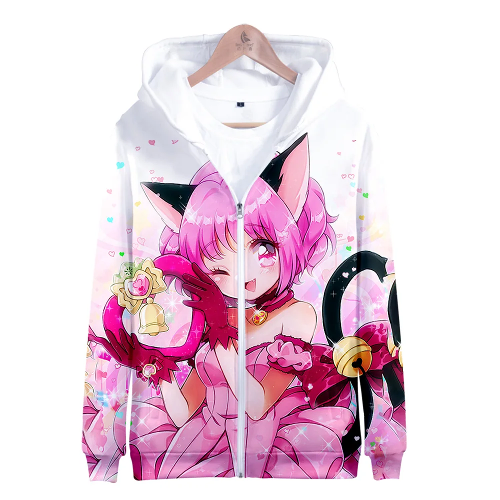 Hot Female sweatshirt Kawaii Cartoon tokyo mew mew Hoodie Girl Boy Anime Sweatshirts 3D Print Hoodie Lovely zipper Sweatshirts
Hot Female sweatshirt Kawaii Cartoon tokyo mew mew Hoodie Girl Boy Anime Sweatshirts 3D Print Hoodie Lovely zipper Sweatshirts