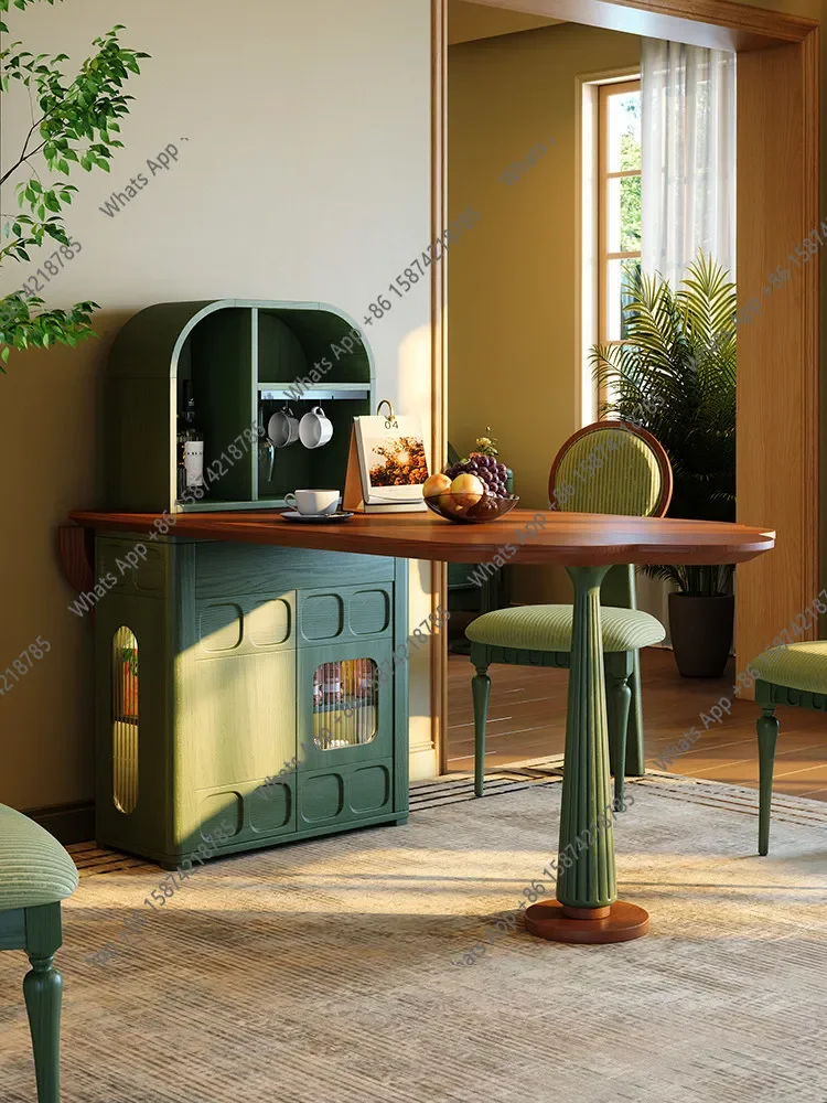 X29 Retro Style Island Dining Table Foldable Multi-functional Small Apartment Against The Wall French Retro Dining Table Househo
X29 Retro Style Island Dining Table Foldable Multi-functional Small Apartment Against The Wall French Retro Dining Table Househo