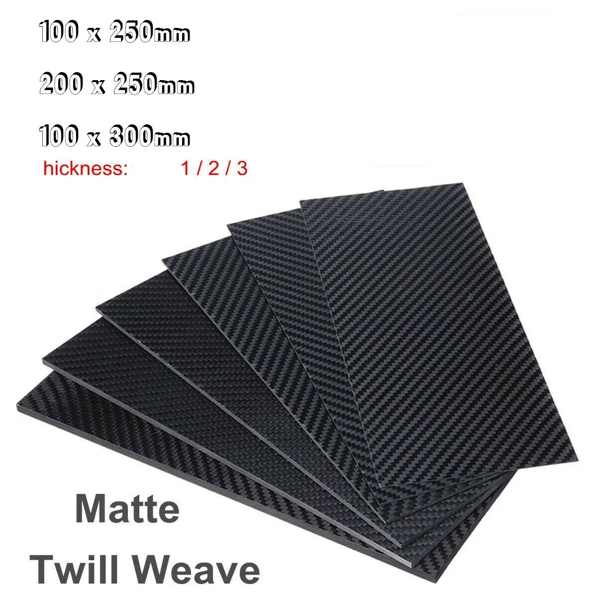 1pcs Black Carbon Fiber Plate 1mm/2mm/3mm Thick - 3K Twill Matte Finish Panel Sheet for RC Cars, Drone Frames & DIY Projects
1pcs Black Carbon Fiber Plate 1mm/2mm/3mm Thick - 3K Twill Matte Finish Panel Sheet for RC Cars, Drone Frames & DIY Projects