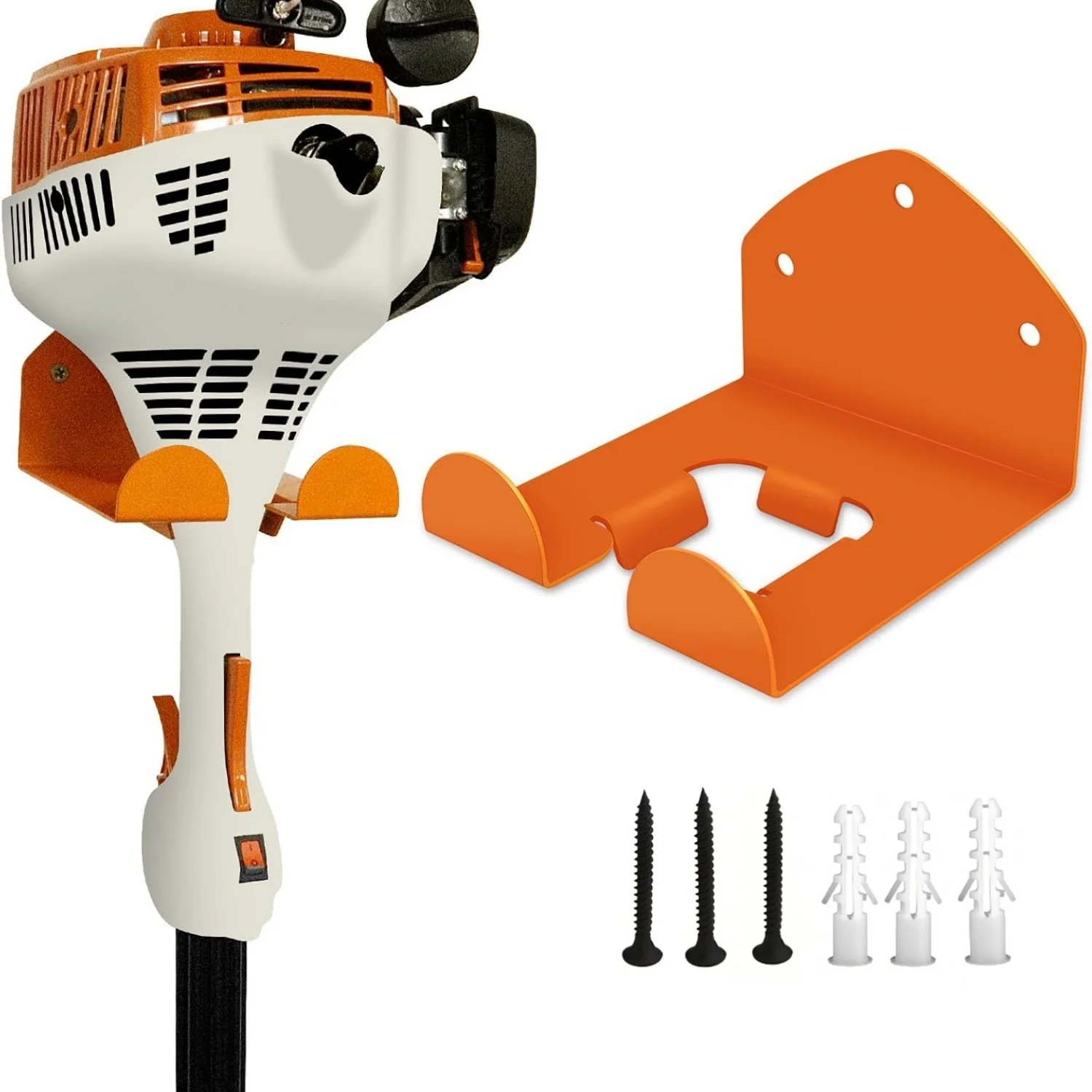 Garage Organizer Wall Hanger - Garden Tool Rack for Grass Trimmer, Hedge Trimmer, Garage Tools, 1 Pack
Garage Organizer Wall Hanger - Garden Tool Rack for Grass Trimmer, Hedge Trimmer, Garage Tools, 1 Pack