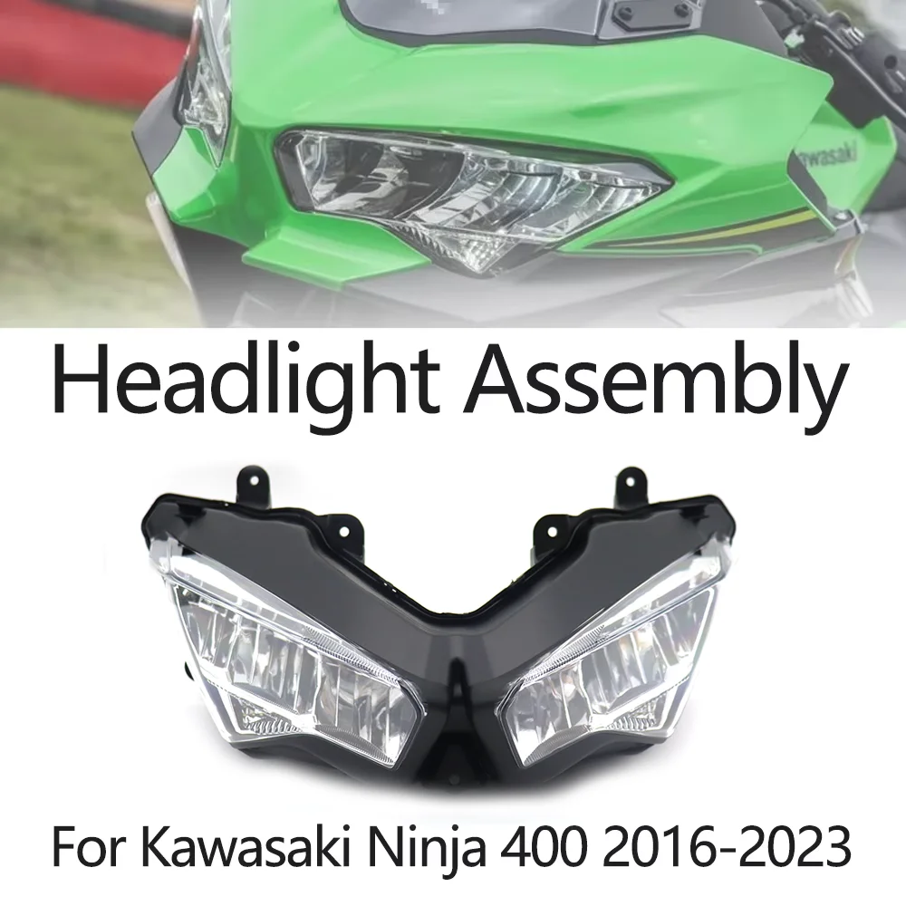 For Kawasaki NINJA400 Ninja 400 2016-2022 2023 Motorcycle Accessories Front Headlight Assembly Auxiliary LED Head Light Lamp
For Kawasaki NINJA400 Ninja 400 2016-2022 2023 Motorcycle Accessories Front Headlight Assembly Auxiliary LED Head Light Lamp