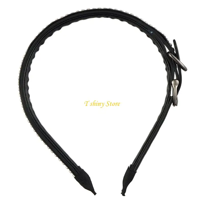 N58F Unisex Punk Hair Hoop Fashion Rock Headband With Metal Embellishments For Streetwear Stage Performances
N58F Unisex Punk Hair Hoop Fashion Rock Headband With Metal Embellishments For Streetwear Stage Performances
