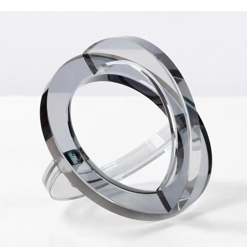 Transparent Crystal Geometry Circular Ring Ornaments Desk Decoration Abstract Crafts Annular Sculpture Room Aesthetic Decor
Transparent Crystal Geometry Circular Ring Ornaments Desk Decoration Abstract Crafts Annular Sculpture Room Aesthetic Decor
