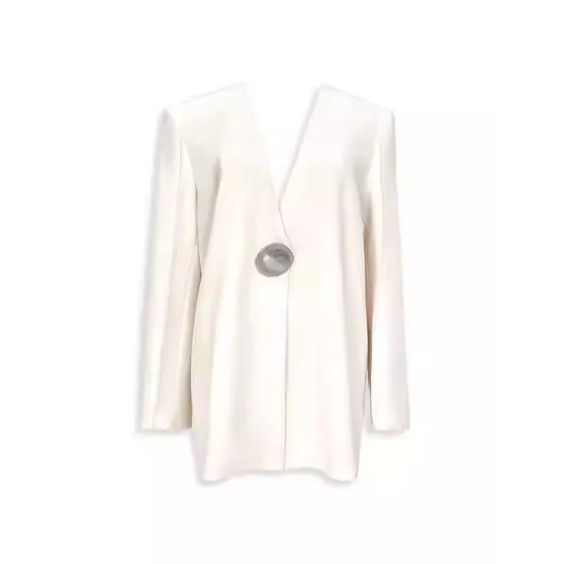 SuperAen White Blazer Women's Spring 2025 New Style Solid Color Blazer Long Pant Two Pieces Set
SuperAen White Blazer Women's Spring 2025 New Style Solid Color Blazer Long Pant Two Pieces Set
