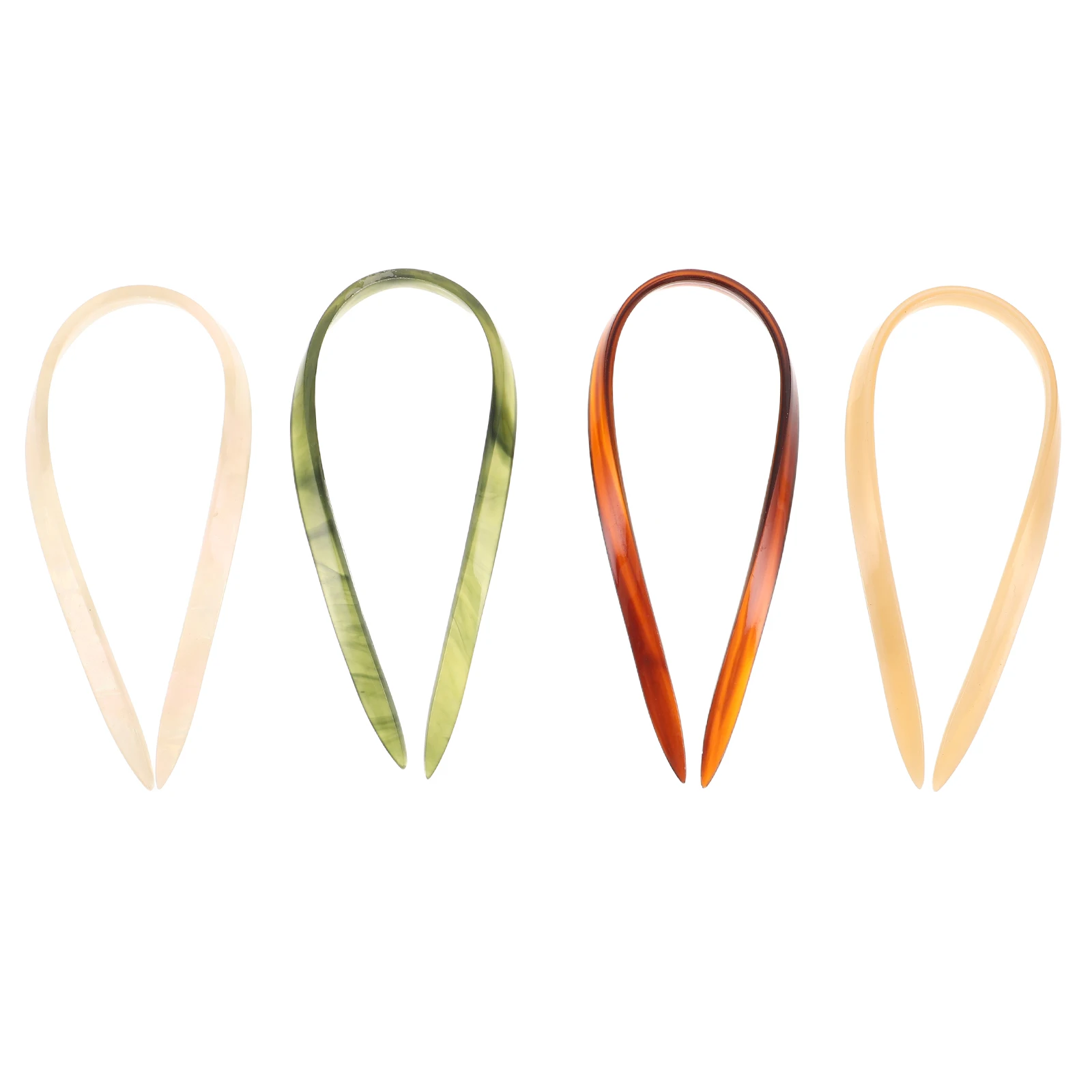 4pcs U Shaped Hairpins Elegant Design Acetate Material Bun Styling Tool French Women Supply Hair Accessories
4pcs U Shaped Hairpins Elegant Design Acetate Material Bun Styling Tool French Women Supply Hair Accessories