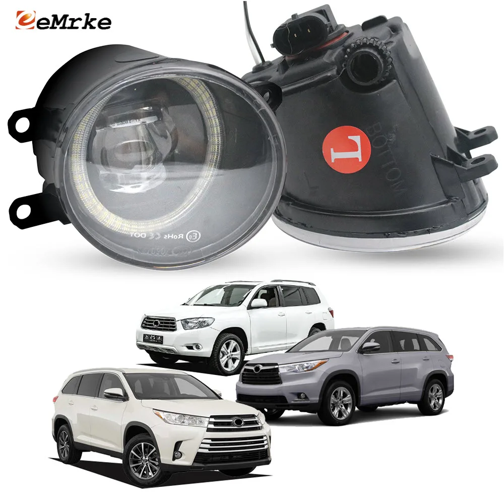 LED Fog Light Driving Lamp for Toyota Highlander Kluger 2008-2019 (Except for XU40 2011-up) Car Lens PTF with Angel Eye DRL 30W
LED Fog Light Driving Lamp for Toyota Highlander Kluger 2008-2019 (Except for XU40 2011-up) Car Lens PTF with Angel Eye DRL 30W
