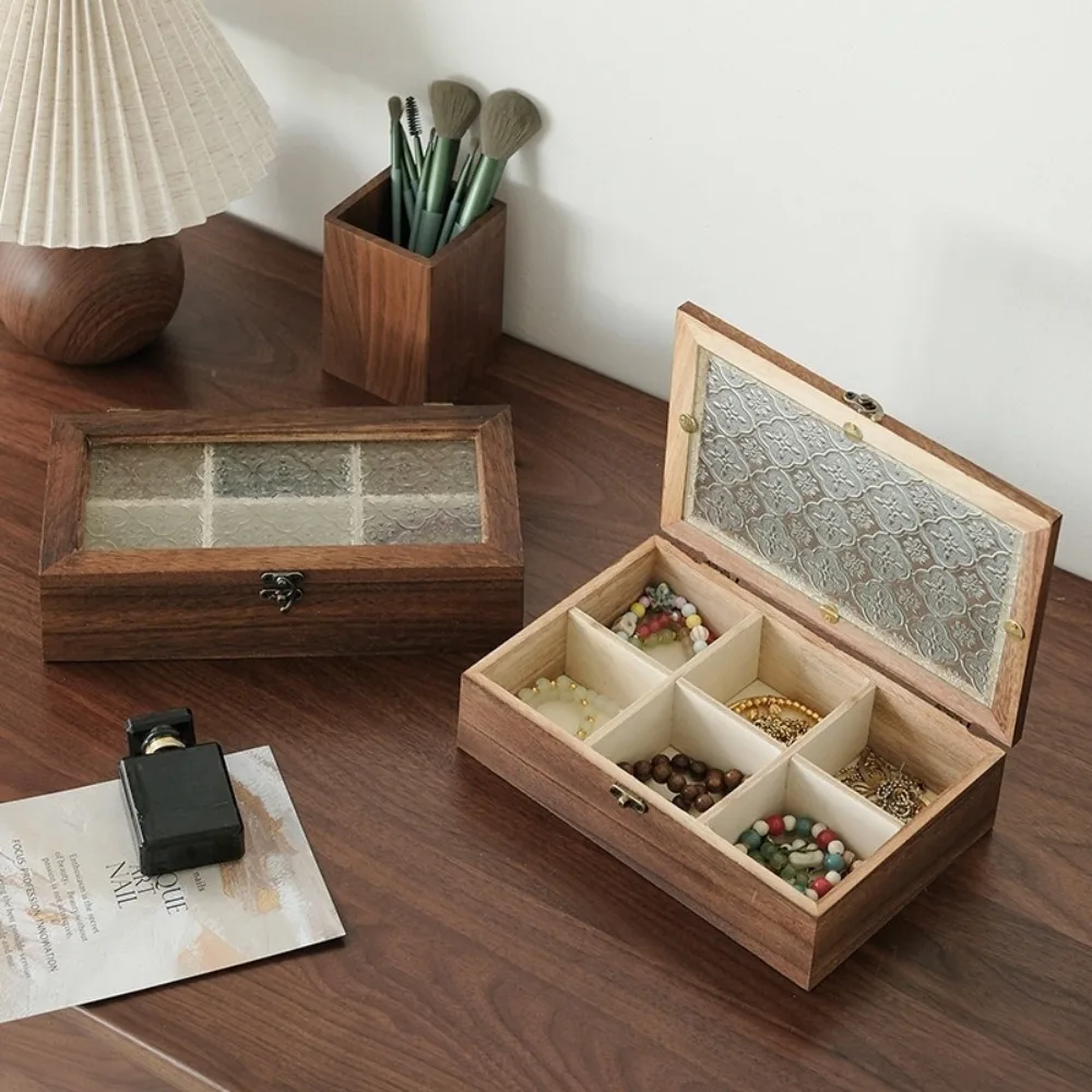 Vintage Wooden Jewelry Storage Box Decorative Crabapple Flower Glass Cover Jewelry Box Flip Cover Desktop Sorting
Vintage Wooden Jewelry Storage Box Decorative Crabapple Flower Glass Cover Jewelry Box Flip Cover Desktop Sorting