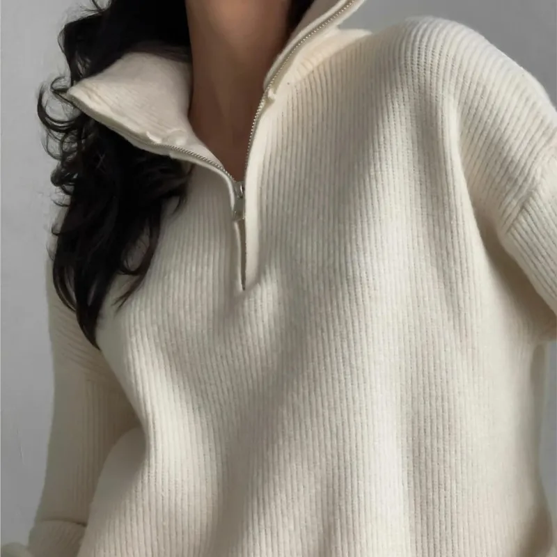 2025 New Womens Half-Zip Turtleneck Knit Set Spring & Autumn Export Style Casual Suit Soft Stretch Fabric Comfort Fit for Office
2025 New Womens Half-Zip Turtleneck Knit Set Spring & Autumn Export Style Casual Suit Soft Stretch Fabric Comfort Fit for Office