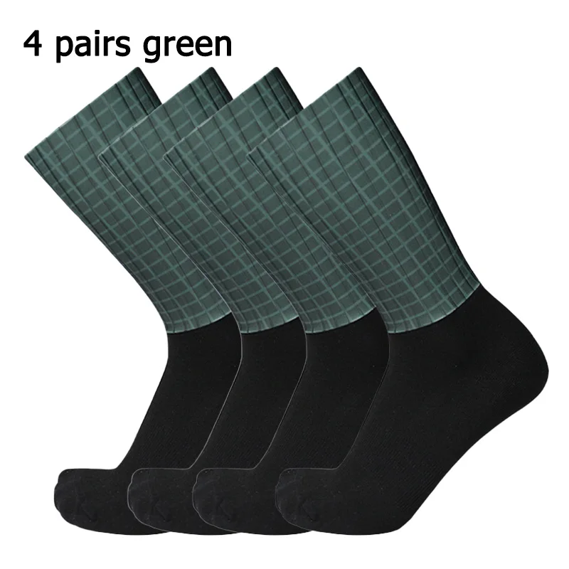 4 pairs of checkered bicycle anti slip breathable silicone riding socks suitable for outdoor competitions
4 pairs of checkered bicycle anti slip breathable silicone riding socks suitable for outdoor competitions