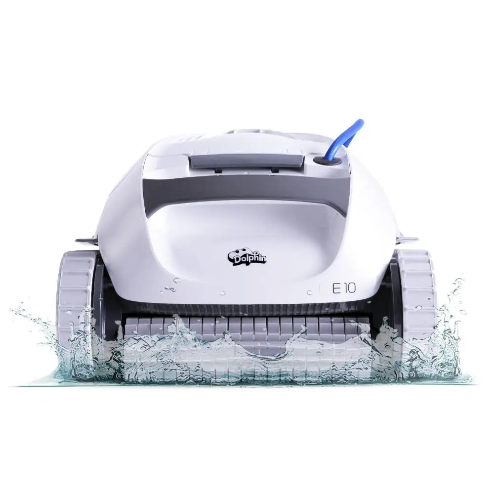 E10 Automatic Robotic Pool Vacuum Cleaner, Active Scrubber Brush, Top Load Filters Access, Custom
E10 Automatic Robotic Pool Vacuum Cleaner, Active Scrubber Brush, Top Load Filters Access, Custom