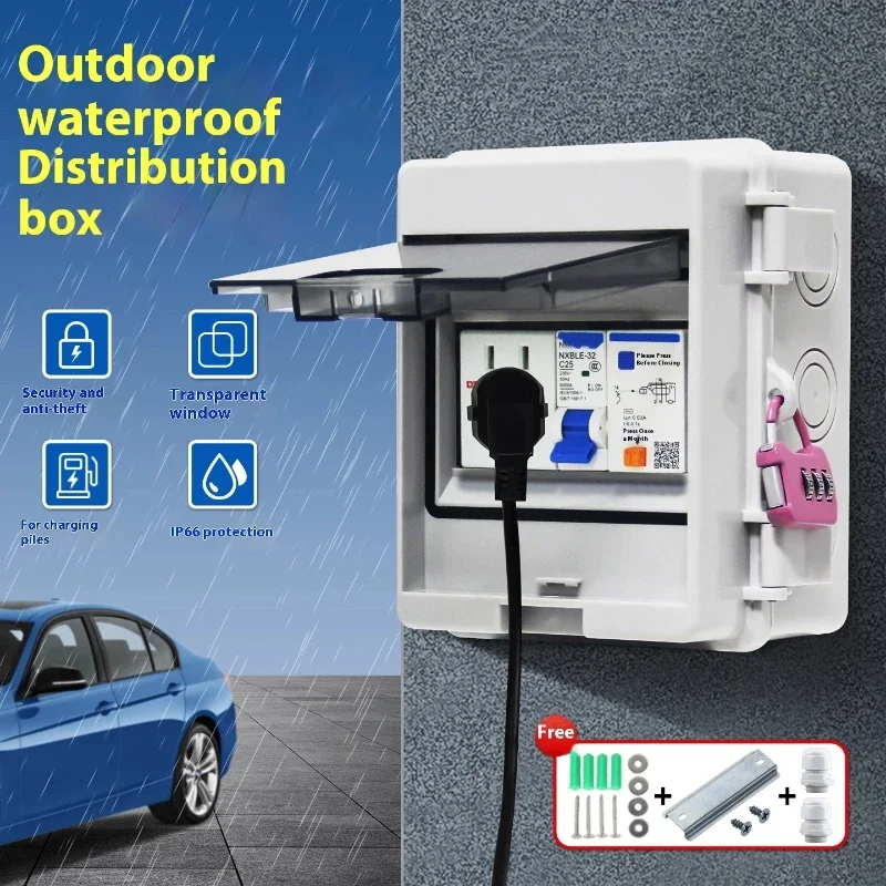 Outdoor Waterproof Power Distribution Box Assembly Air Switch Protection Enclosure Leak-Proof Charging Pile Control Cabinet
Outdoor Waterproof Power Distribution Box Assembly Air Switch Protection Enclosure Leak-Proof Charging Pile Control Cabinet