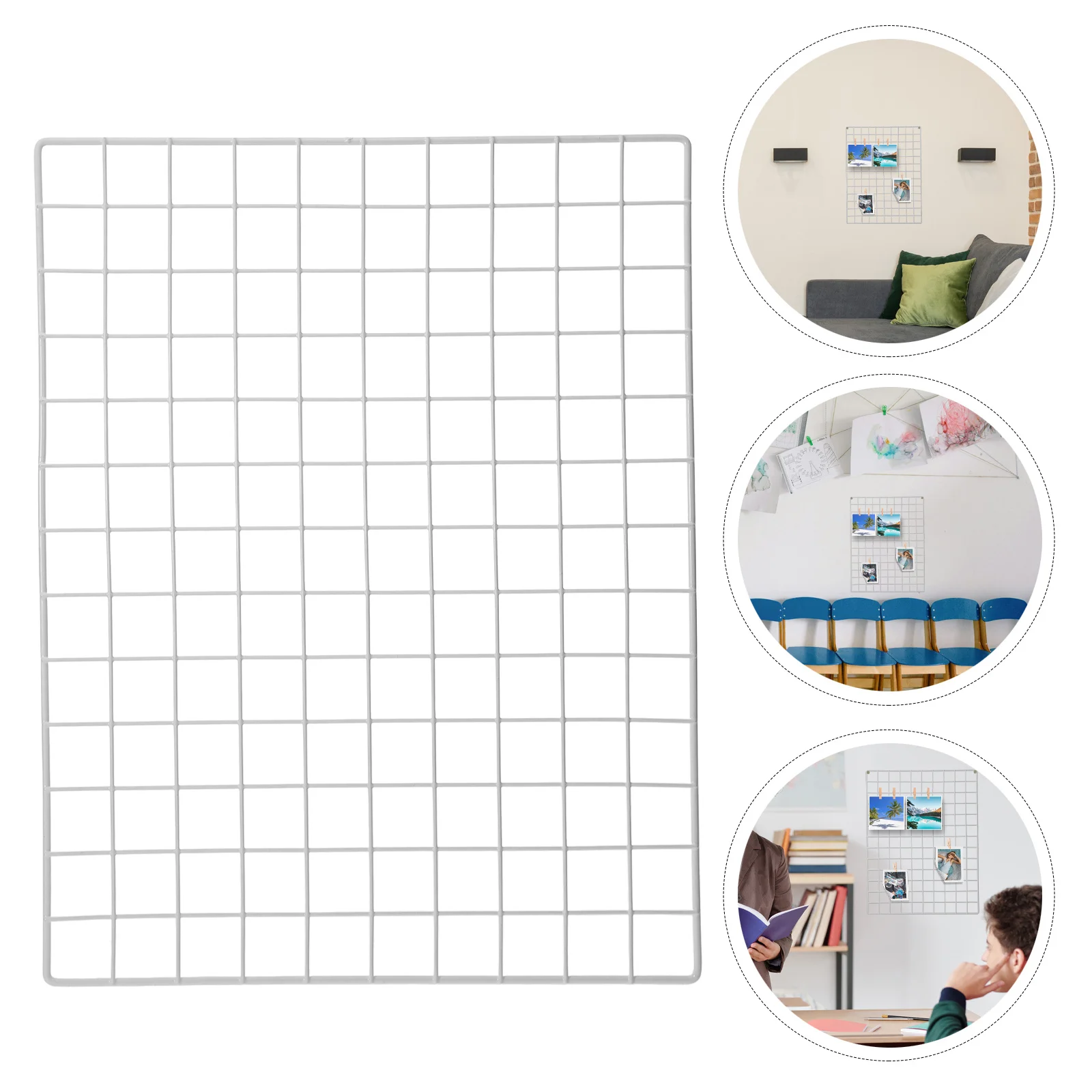Grid Photo Wall Panel Metal Wall Grid Decor for Hanging Photos Notes and Reminders Wire Mesh Panel for Bedroom Hallway
Grid Photo Wall Panel Metal Wall Grid Decor for Hanging Photos Notes and Reminders Wire Mesh Panel for Bedroom Hallway
